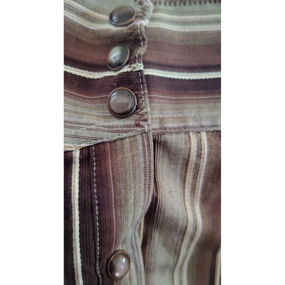 2 Western Cowboy Shirts Size M Pearl Snap Cotton Brooks & Dunn Panhandle Slim - Picture 11 of 11